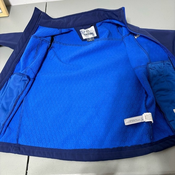 Magellan Boys Jacket Small Blue Windbreaker Soft Shell Full Zip - Picture 3 of 8
